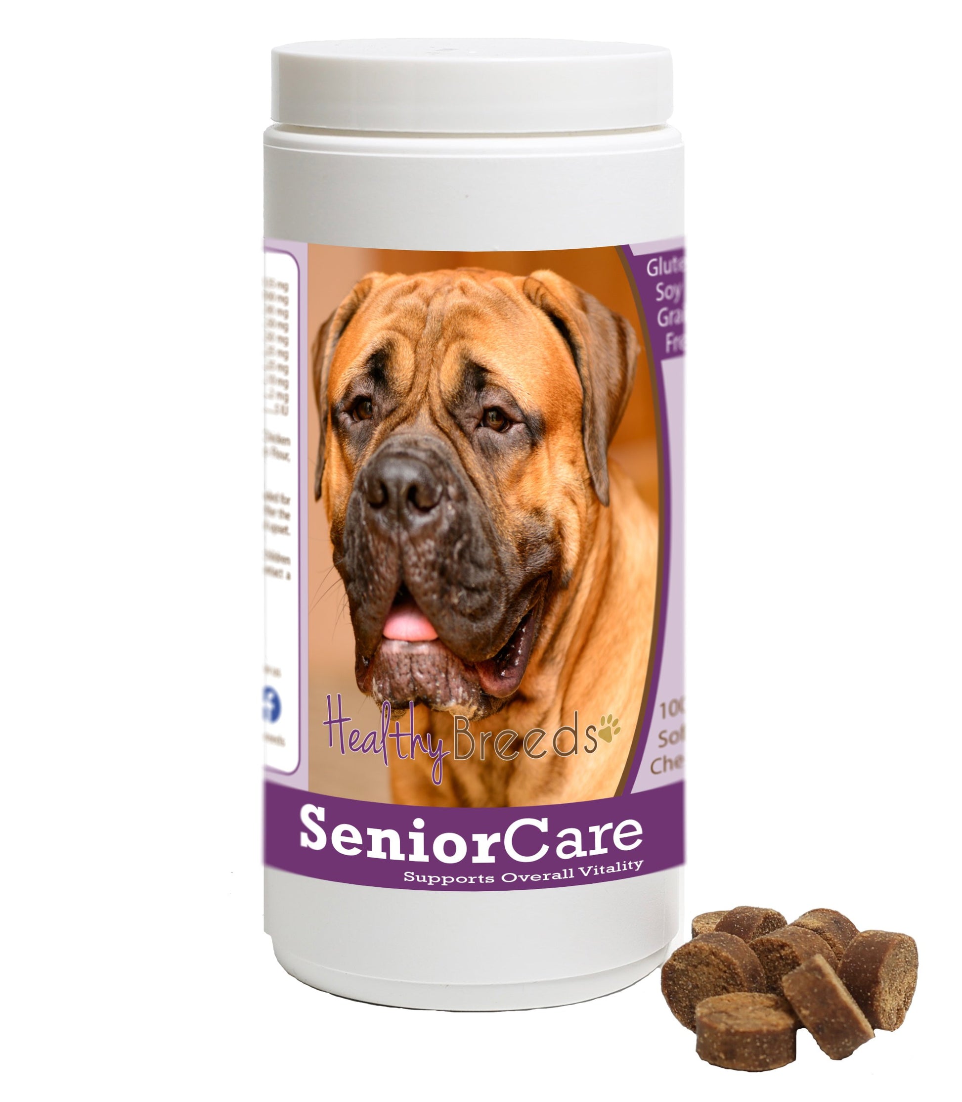 Healthy Breeds Bullmastiff Senior Dog Care Soft Chews 100 Count
