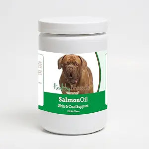 Healthy Breeds Dogue de Bordeaux Salmon Oil Soft Chews 120 Count