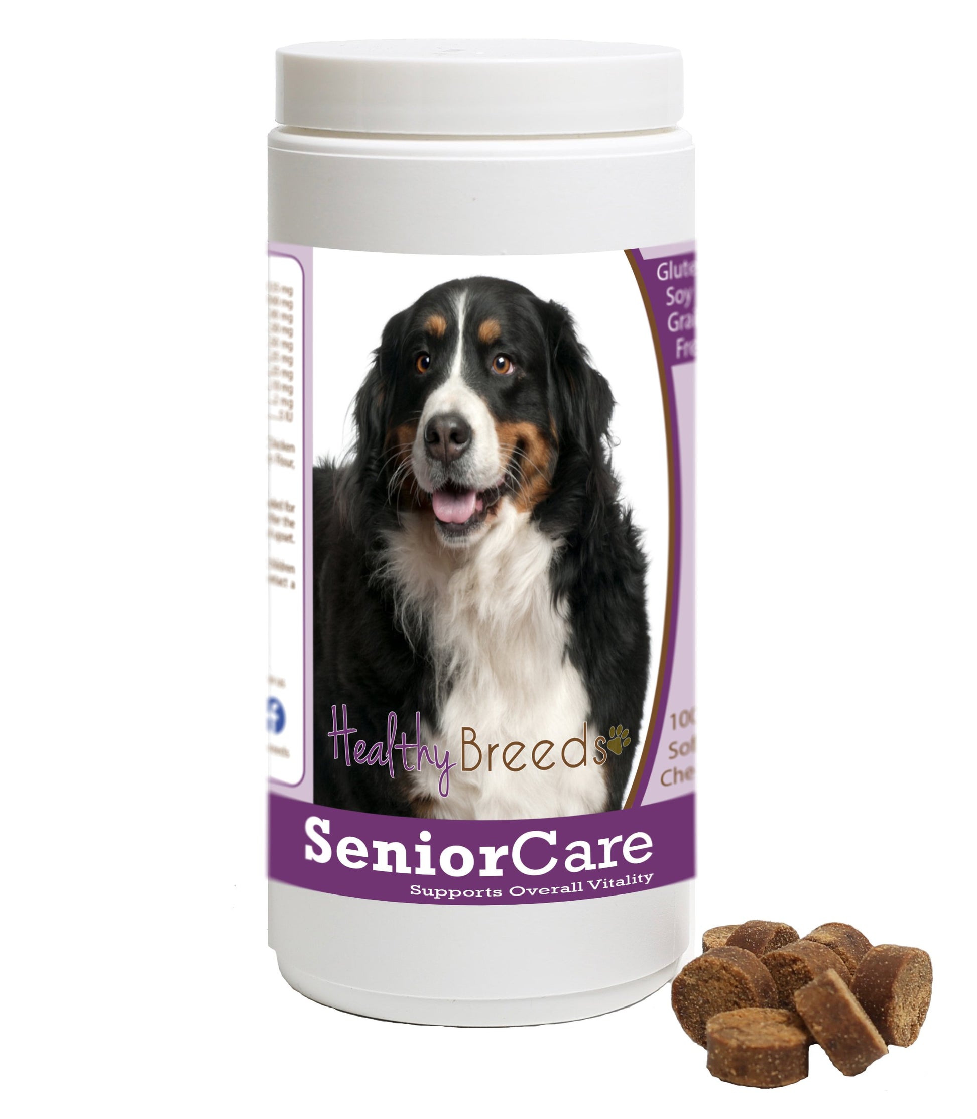 Healthy Breeds Bernese Mountain Dog Senior Dog Care Soft Chews 100 Count