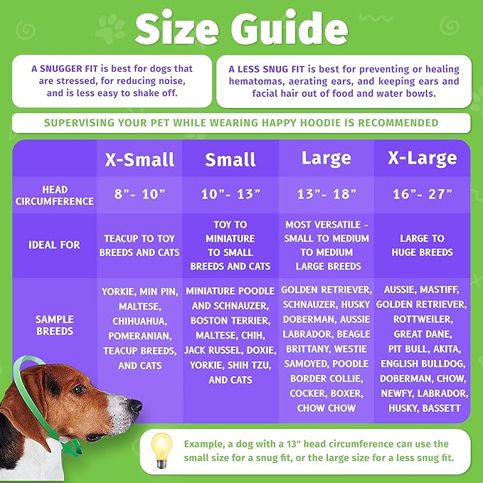Happy Hoodie The Original Dog & Cat Calming Band - American Brand - Anxiety Relief/Noise Protection - Grooming - Thunder - Fireworks 2 Pack Pink (1 Small, 1 Large) - Since 2008