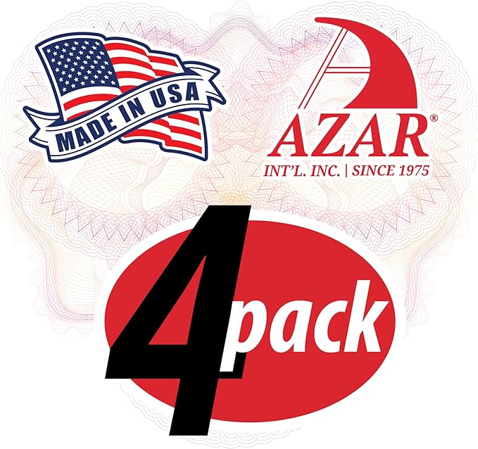 Azar Displays 515314 9.5" Square Acrylic Riser (4 Pack)