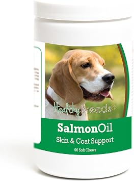 Healthy Breeds Beagle Salmon Oil Soft Chews 90 Count