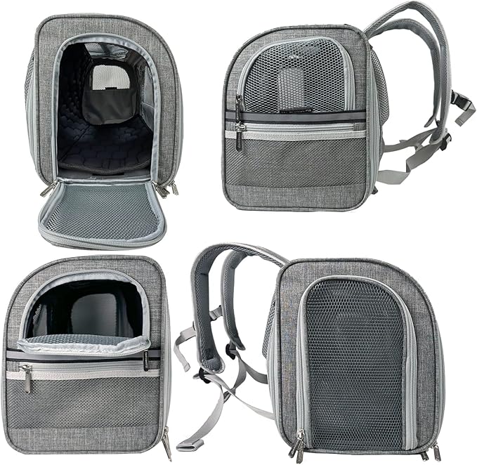 Mr. Peanut's Monterey Series Airline Compliant Horizontal Backpack Pet Carrier (Lavender)