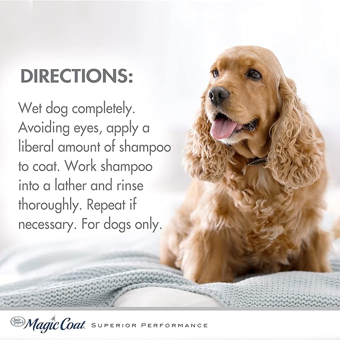 Gentle Tearless Dog Shampoo — Moisturizing Lanolin, Itchy Dry Skin, Soft Breeze Scent, 16oz