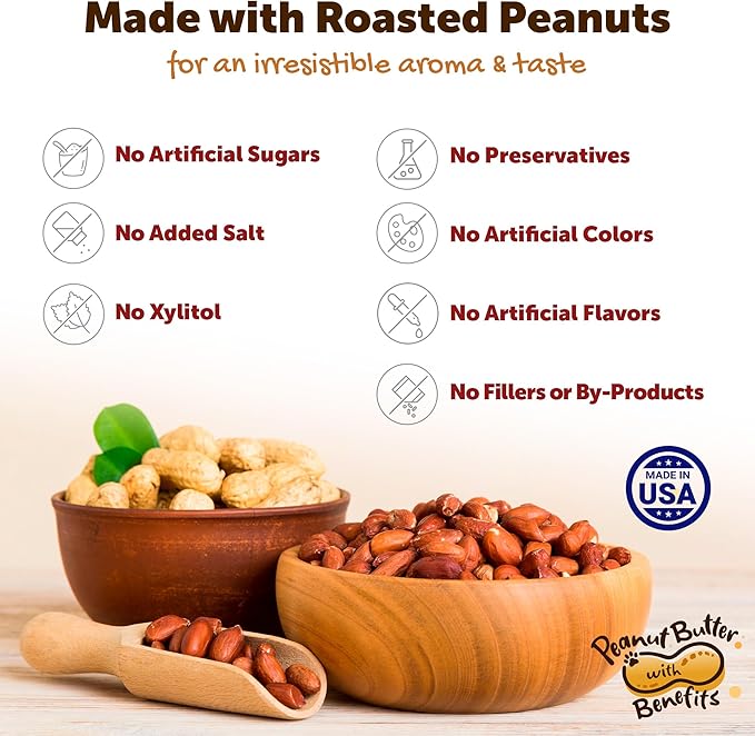 Riley's Calming Peanut Butter for Dogs - Dog-Safe Peanut Butter Calming Aid - Separation Anxiety Relief for Dogs - 8.46 oz