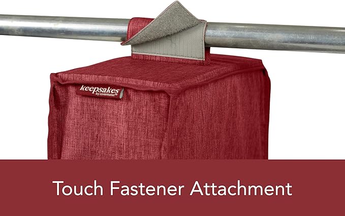 Covermates Keepsakes Hanging Shoe Organizer - Heavy Duty Material, Sturdy Interior Shelves - Closet Storage, Red Heather