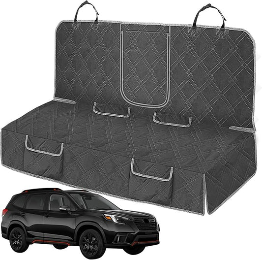 Dog Car Seat Cover Compatible with Subaru Forester 2002-2025, Waterproof Pet Bench Seat Cover for Back Seat, 600D Heavy Duty Scratch Proof Nonslip Truck Seat Covers for Dogs