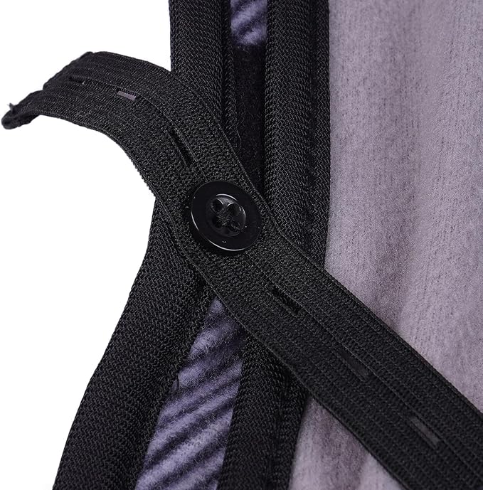 Warm Dog Coat for Winter,Waterproof Jacket with Zipper,Detachable Dog Coat with Adjustable Buckle,Comfortable Jacket for Dogs in Cold and Windy Days.M Black