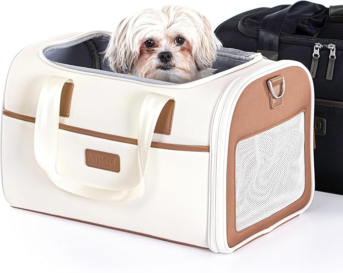 Traveler's Choice Argo Pawsport to Adventure Pet Carrier, Tan