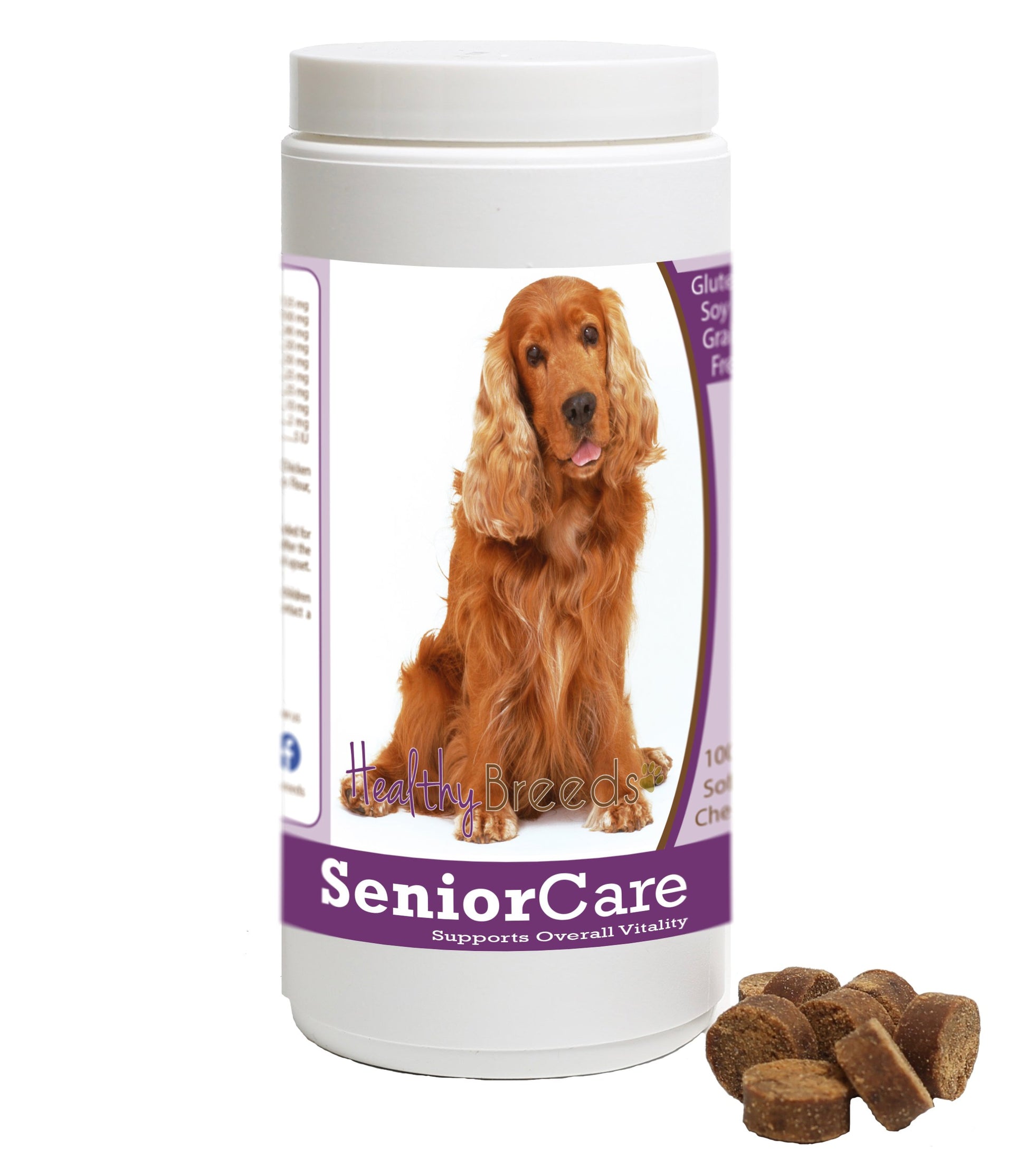 Healthy Breeds Cocker Spaniel Senior Dog Care Soft Chews 100 Count