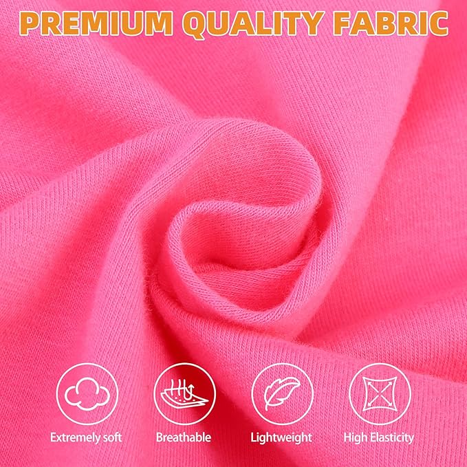 KOOLTAIL Girl Dog Clothes for Large Dogs, 2 Pack Cotton Fall/Winter Warm Dog T Shirts Coats for Outdoor, UV & Insect Protection Anti-Hair Loss & Lightweight Pet Vest Tank Tops Apparel, Pink & Rose,XL