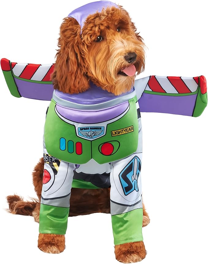 Toy Story: Buzz Lightyear Pet Costume for For Dogs or Cats by Rubies, Medium