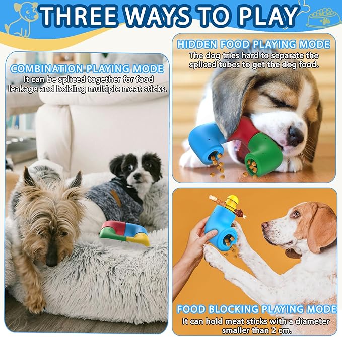 Dog Puzzle Toys for Smart Dogs, Puzzle Interactive Dog Toys, Pupp Brain StimulatingToy for Bored Dogs, Christmas Dog Toys (6 Pieces)