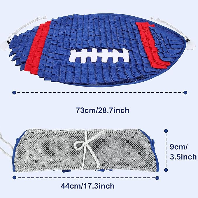 Pet Snuffle Mat for Dogs, Dog Nosework Feeding Mat, Interactive Dog Puzzle Toys, Enrichment Pet Foraging Mat Slow Feeder,Portable Indoor/Outdoor Pet Training Mat for Stress Relief