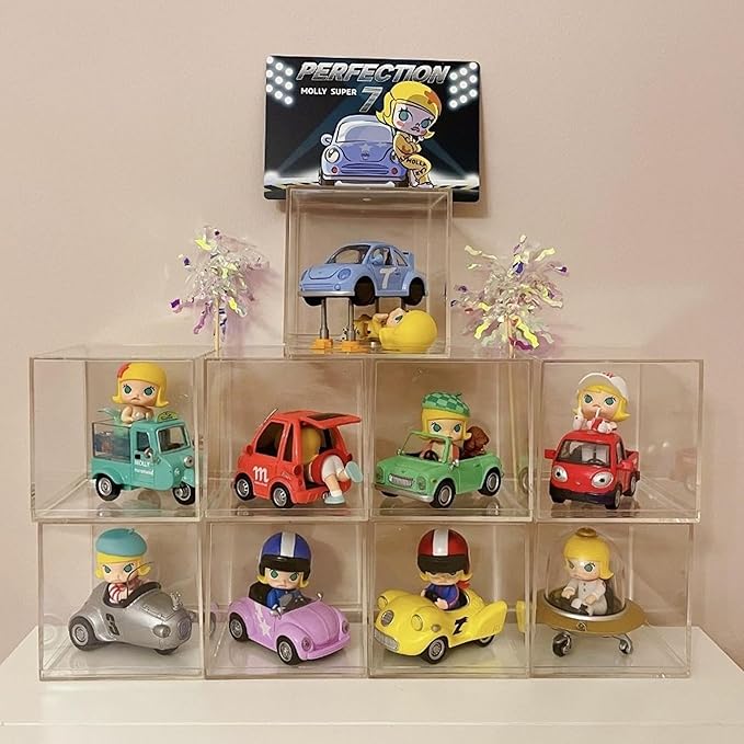 Acrylic Box Clear Display Box with Lid 48 Pack Acrylic Square Cube Candy Container Small Plastic Storage for Candy Pill and Tiny Jewelry