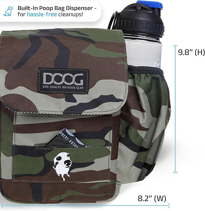 DOOG -Walkie Shoulder Bag, Camo (SB07),Large