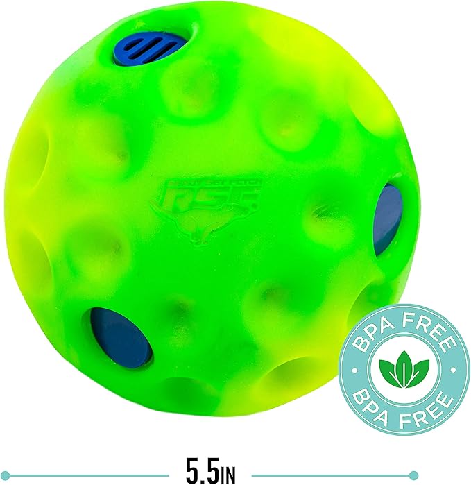 Franklin Ready Set Fetch! Laugh and Wiggle Ball Interactive Dog Toy Fun Giggle Sounds Encourage Endless Play Super Durable BPA Free Tough No Batteries Required