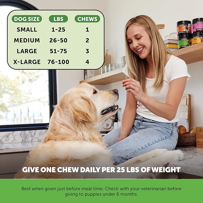 Pet Honesty Probiotics for Dogs - Digestive Enzymes Promotes Gut Health, Dog Probiotics for Bowel Support, Fiber for Regularity, Prebiotics for Immune Health & Gut Flora (Pumpkin, 90 ct)