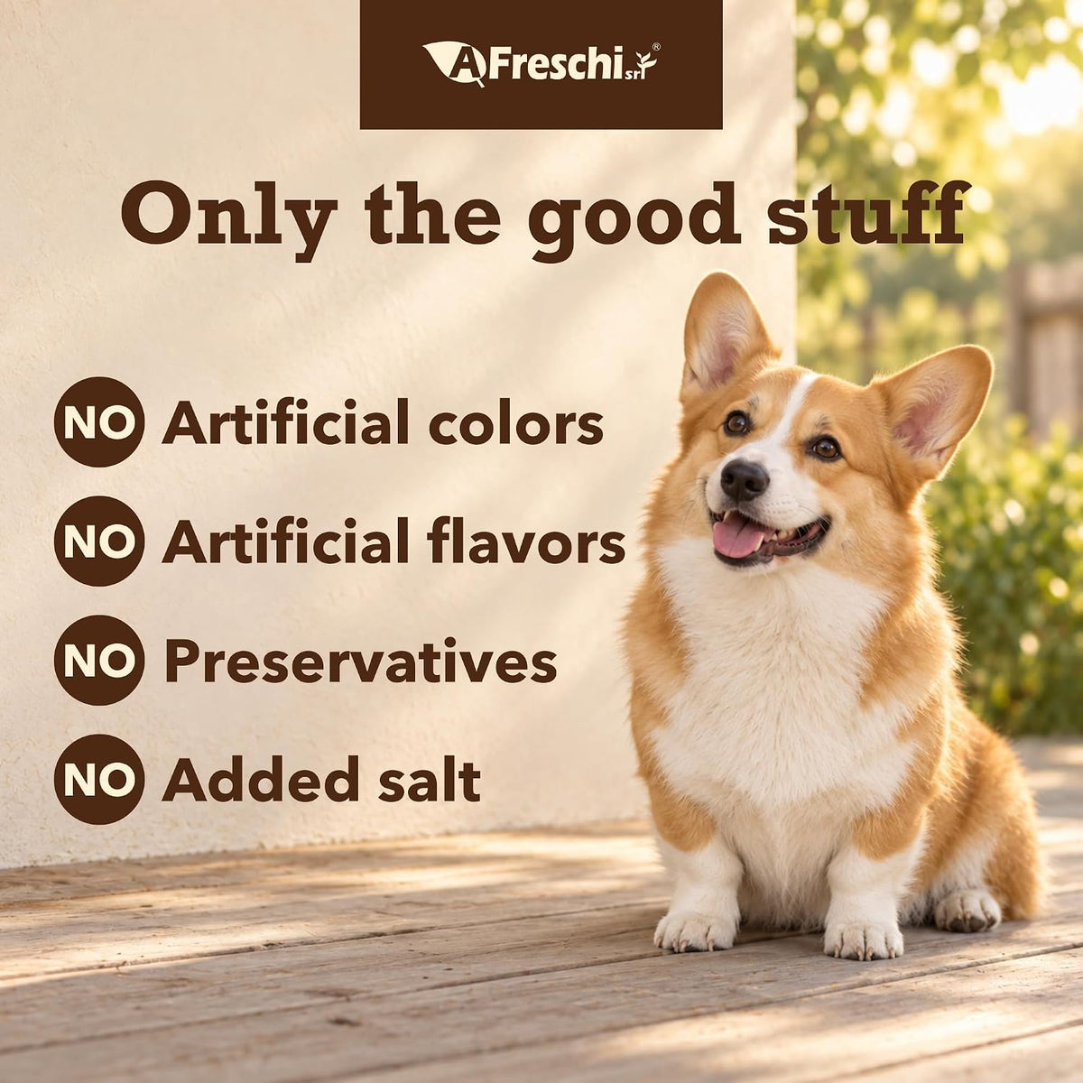 A Freschi srl® Soft Chicken Dog Treats, Chicken Breast Strips, 16 oz