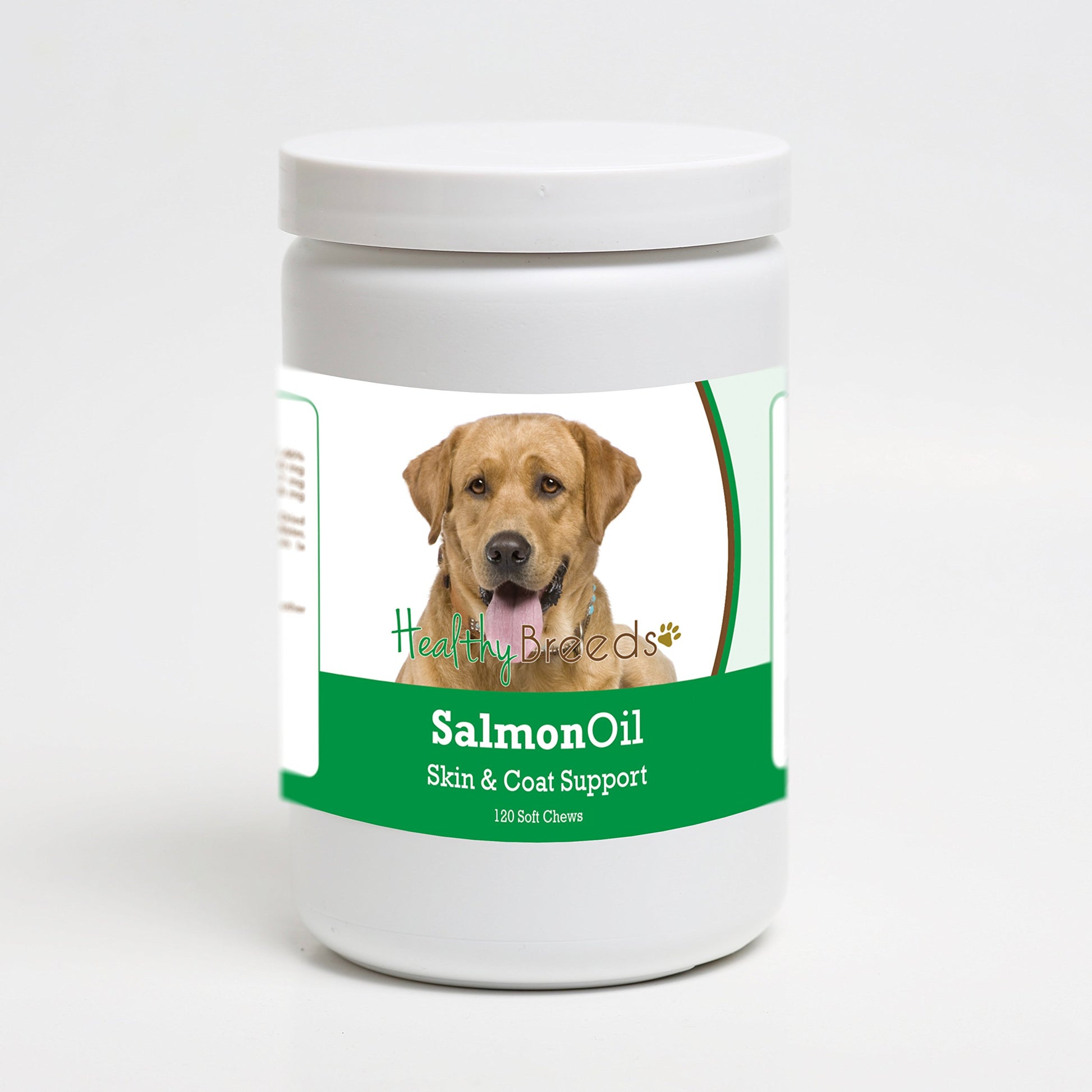 Healthy Breeds Labrador Retriever Salmon Oil Soft Chews 120 Count