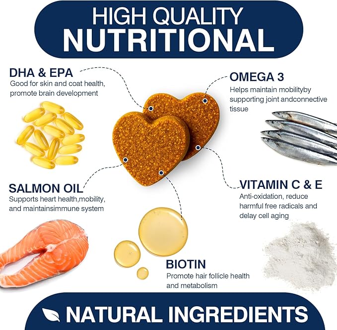 Omega 3 Skin and Coat Supplement for Dogs 200 Chews Dog Fish Oil Supplements with EPA & DHA Fatty Acids Dry Skin Relief for Dogs Shedding Allergy Itching Promotes Heart Hip Joint Health Bacon Flavor