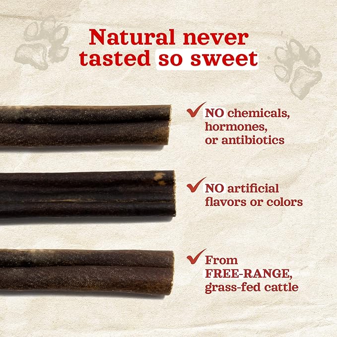 Natural Farm Peanut Butter Flavor Collagen Sticks for Dogs (6 Inch, 15 Pack), Long-Lasting Beef Collagen Sticks, Rawhide Alternative Chews with Chondroitin & Glucosamine, Low-Fat Dental Treats
