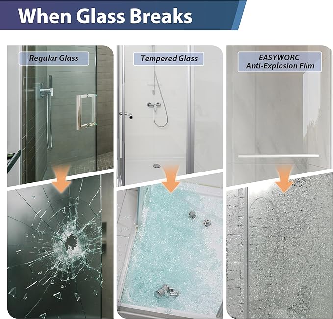 Neo-Angle Frameless Shower Door, 36" D x 36" W x 72" H Corner Shower Enclosure, 1/4" ANSI Tempered Glass with Explosion-Proof Film Nano Coating, Stainless Hardware, Shower Base Not Included