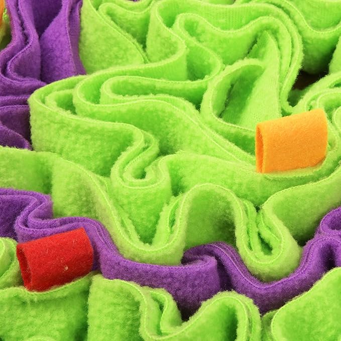 P.L.A.Y. Cute Snuffle Mat for Dogs - Brunch Themed Interactive Food & Treat Mat for Puppies Dogs - Enrichment Toy, Great for Slow Feeding, Nosework & Foraging Skills - Machine Washable
