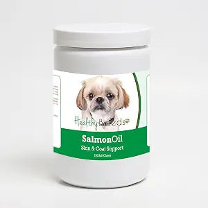 Healthy Breeds Peekapoo Salmon Oil Soft Chews 120 Count