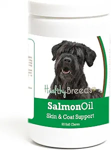 Healthy Breeds Black Russian Terrier Salmon Oil Soft Chews 90 Count