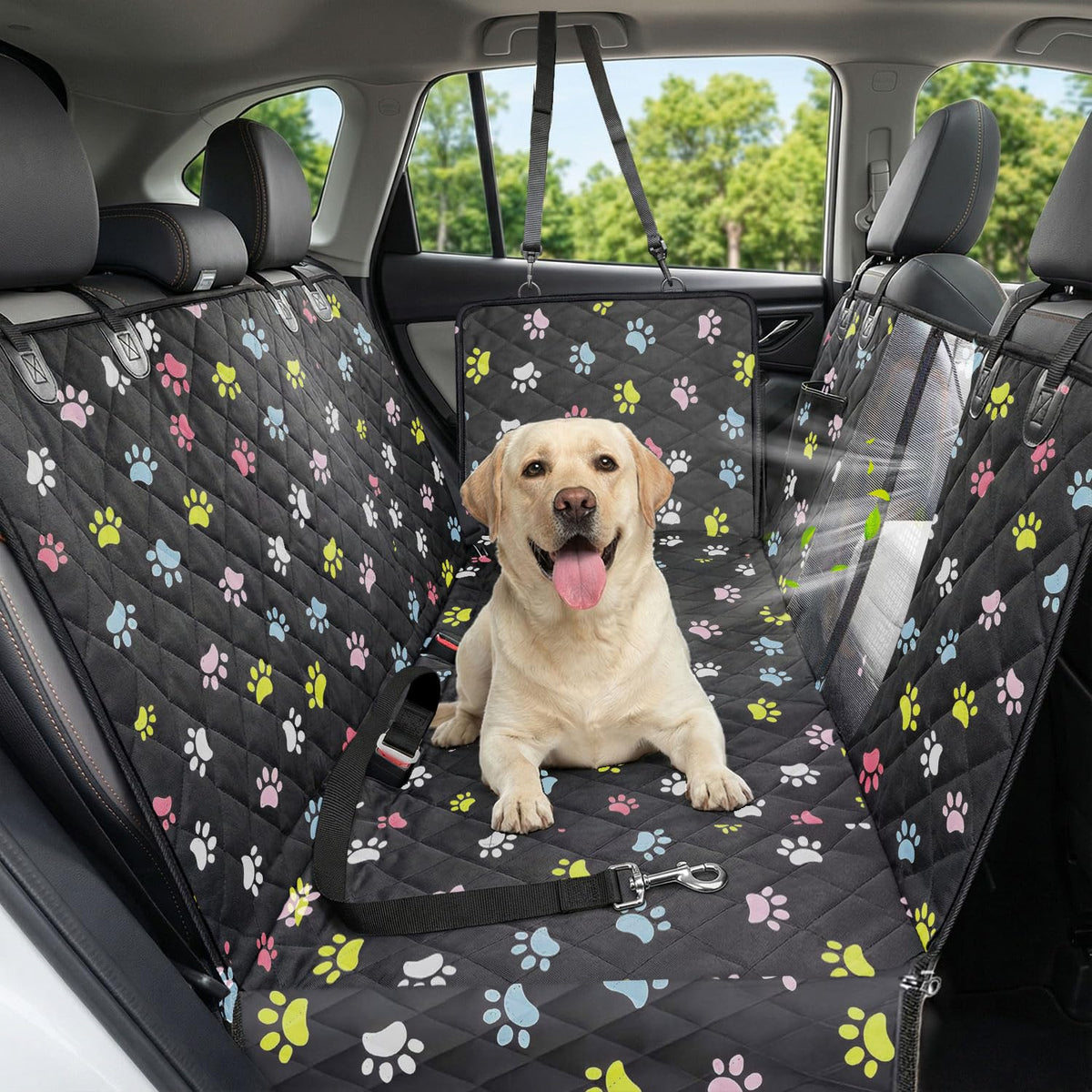 Dog Car Seat Cover, 600D Heavy Dute Car Seat Cover for Dogs Pets - Image 1