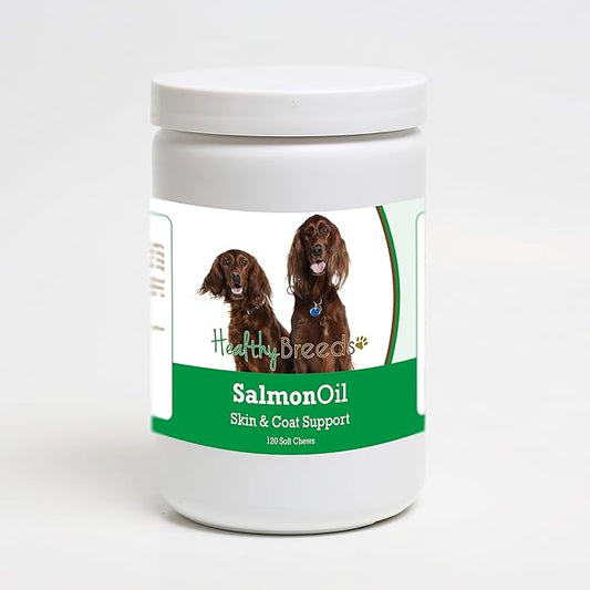 Healthy Breeds Irish Setter Salmon Oil Soft Chews 120 Count