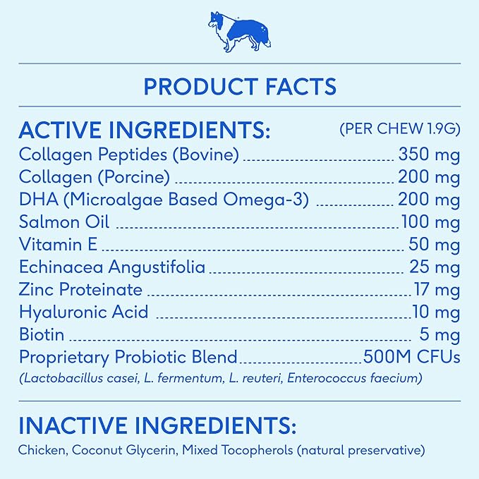 Native Pet Omega Skin and Coat Chews for Dogs (30 Air-Dried Chews) & Allergy Chews (30 Air-Dried Chews) - Promotes Healthy Skin & Shiny Coat - Soothing Itchy Skin & Digestive Support