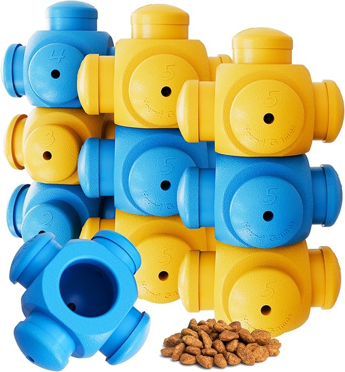Dog Puzzle Toys for Boredom, Chew Teething and Treat Dispensing for Smart Medium to Large Dogs - IQ Mental Enrichment Toys (10 Pieces)