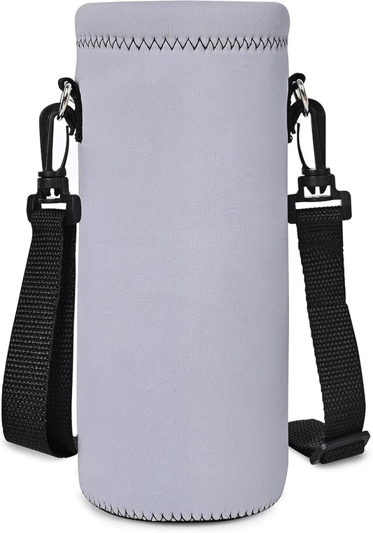 AUPET Water Bottle Bag Carrier,24oz/32oz Insulated Neoprene bottle Sling Holder Case Pouch Cover for 1000ML/750ML Bottles with Shoulder Strap for walking