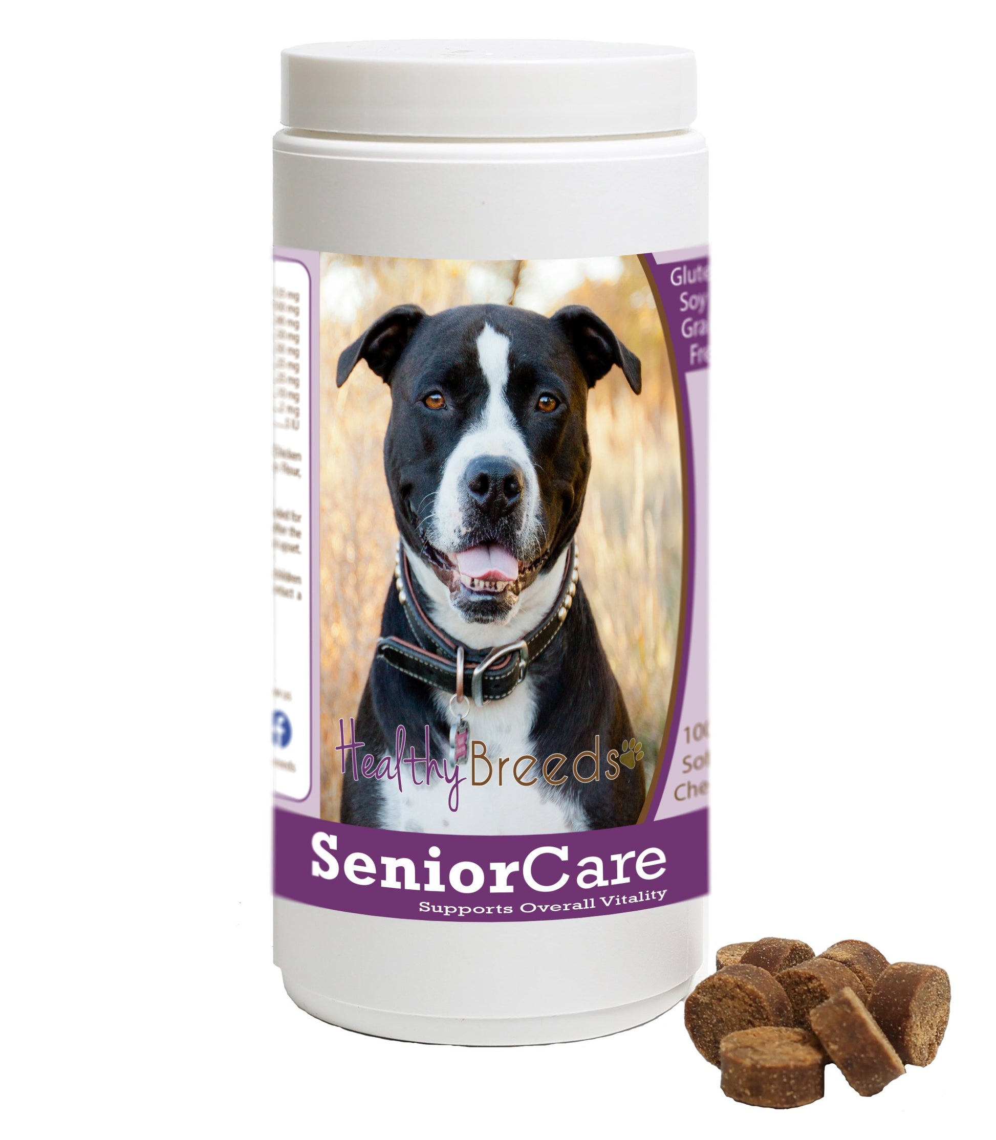 Healthy Breeds Pit Bull Senior Dog Care Soft Chews 100 Count