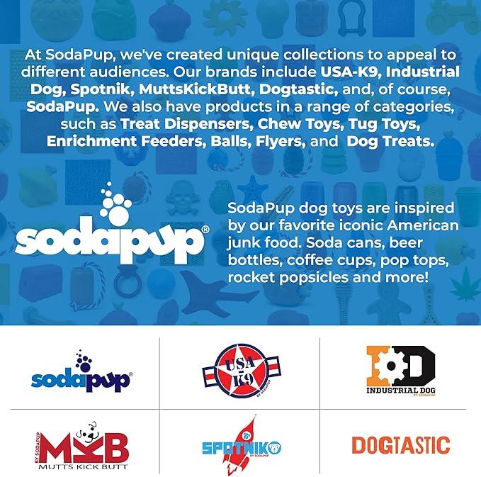 SodaPup Love eMat – Durable Lick Mat Feeder Made in USA from Non-Toxic, Pet-Safe, Food Safe Rubber for Mental Stimulation, Avoiding Overfeeding, Fresh Breath, Digestive Health, Calming, & More