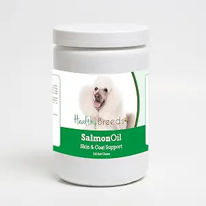 Healthy Breeds Poodle Salmon Oil Soft Chews 120 Count