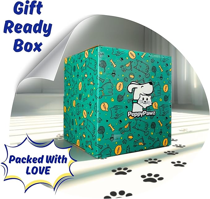 3 in 1 Squeaky Soft Plush Durable Dog Chew Toy for Aggressive Chewers, No Stuffing Interactive Tough Rip & Reveal Crinkle Yellow Duck Ball in Gift Box, Puppy, Small & Large Breed Pets Birthday Present