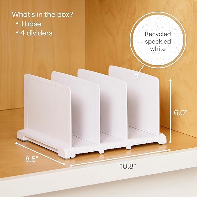 YouCopia StoraBag Reusable Shopping Bag Organizer, Adjustable Shelf Dividers for 20+ Tote, Cloth, Grocery and Lunch Bags (Pack of 6)