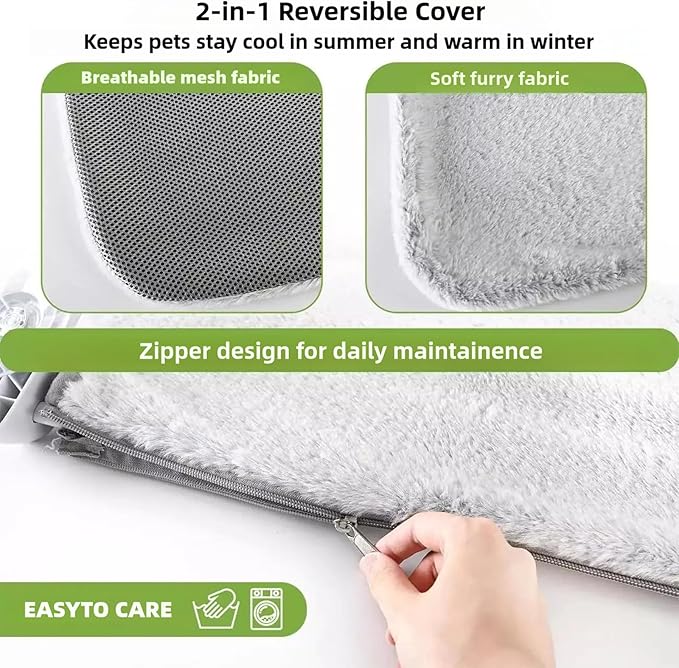 Cat Window Perch, Cordless Foldable Cat Hammock for Indoor Cats with Upgraded Suction Cups Strong Metal Frame Holds Up to 44lbs (L 1PC)