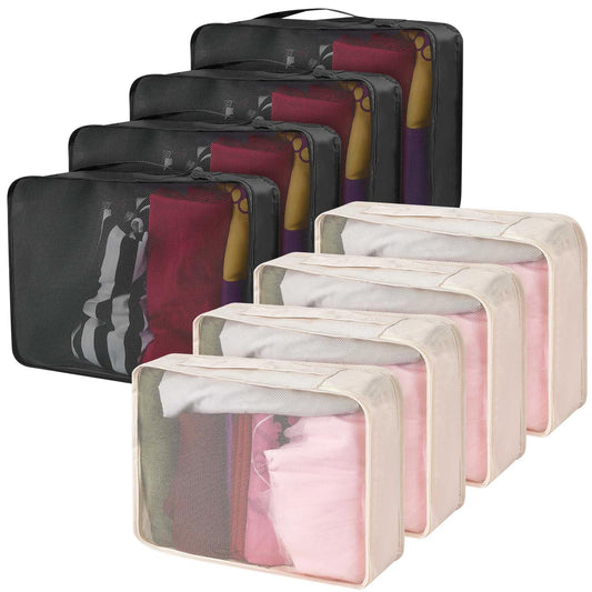 Silkfly 8 Pcs XL Packing Cube for Travel Luggage,Sim | Travel Essentia - Image 1