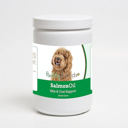 Healthy Breeds Labradoodle Salmon Oil Soft Chews 120 Count
