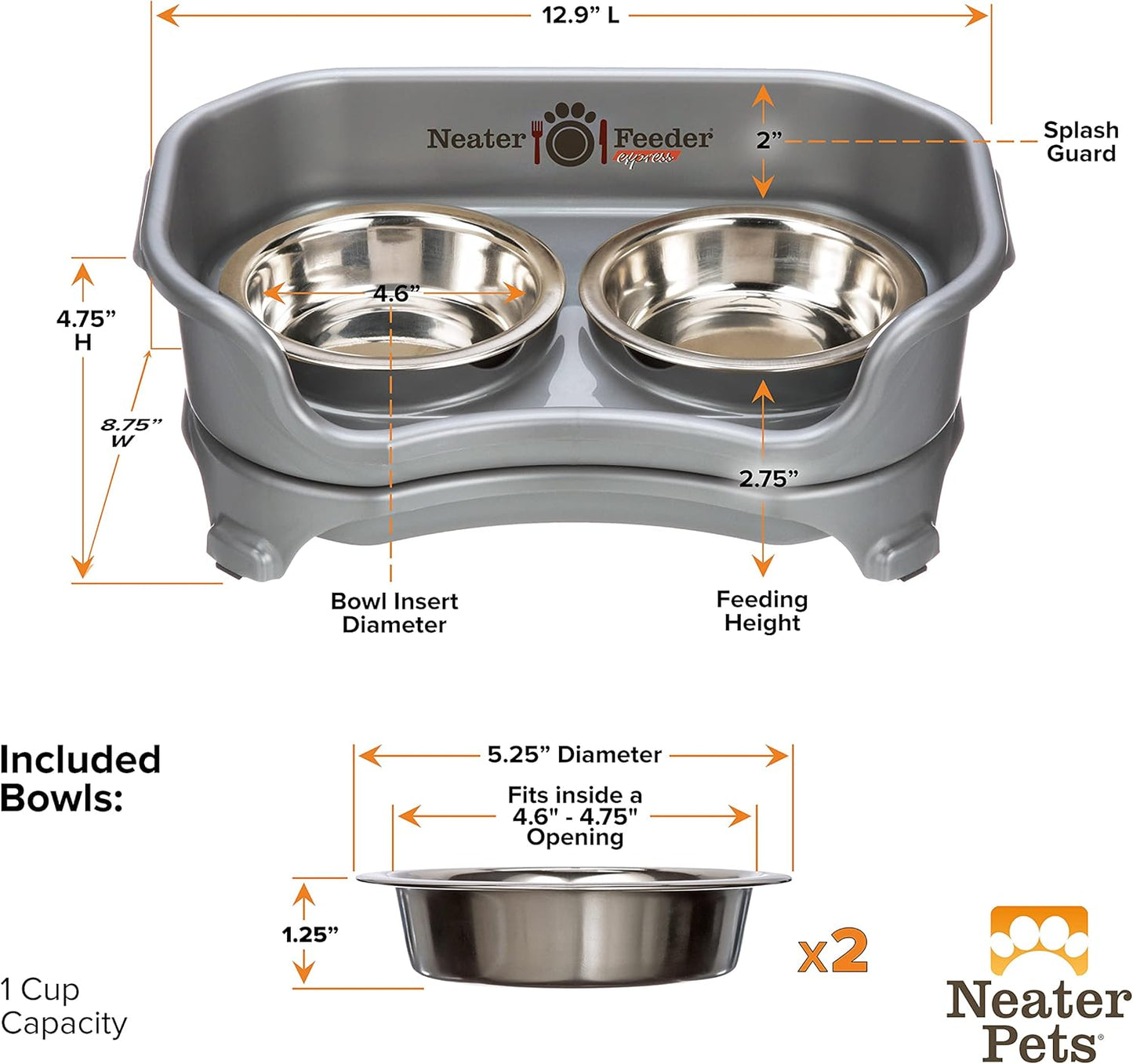 Elevated Bowl Stand – Mess-Free Feeding + Digestion Support