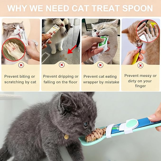 Lick Mat for Dogs & Cats 5 PCS Set 2 Slow Feeder Lick Mats with Suction Cups, Cat Strip Feeder, Scraper & Brush, Dog Lick Mat for Anxiety Relief & Peanut Butter Pad for Grooming & Boredom