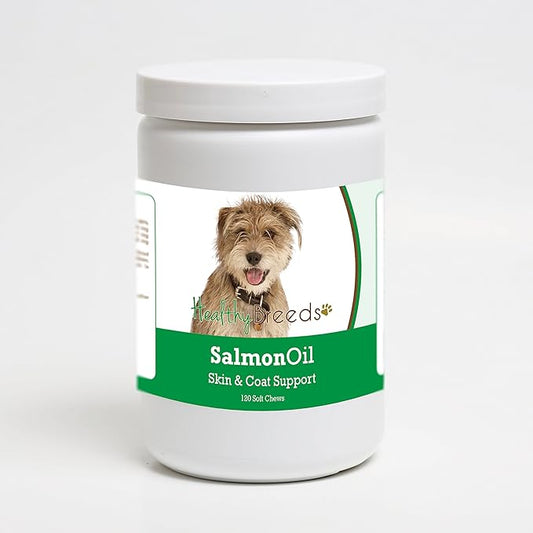 Healthy Breeds Mutt Salmon Oil Soft Chews 120 Count