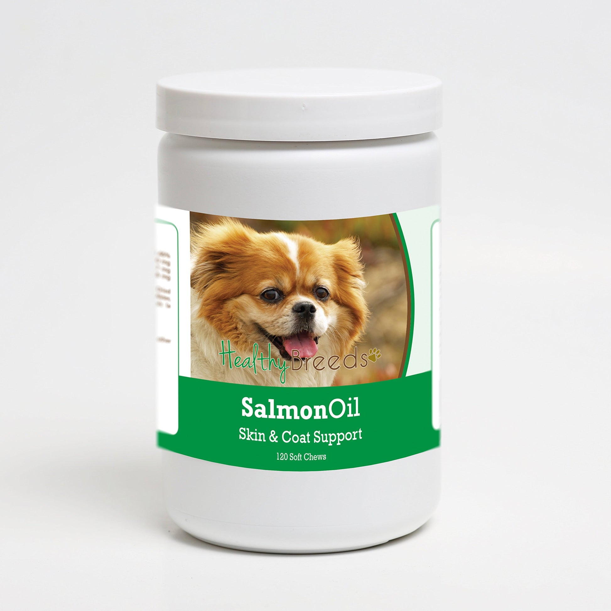 Healthy Breeds Tibetan Spaniel Salmon Oil Soft Chews 120 Count
