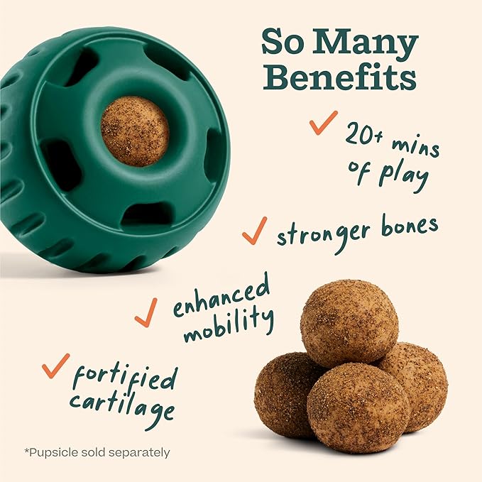WOOF Hip & Joint Pupsicle Refill Pops - Dog Supplement for The Pupsicle Toy to Support Joint Health, Recovery, and Mobility - Small Pops