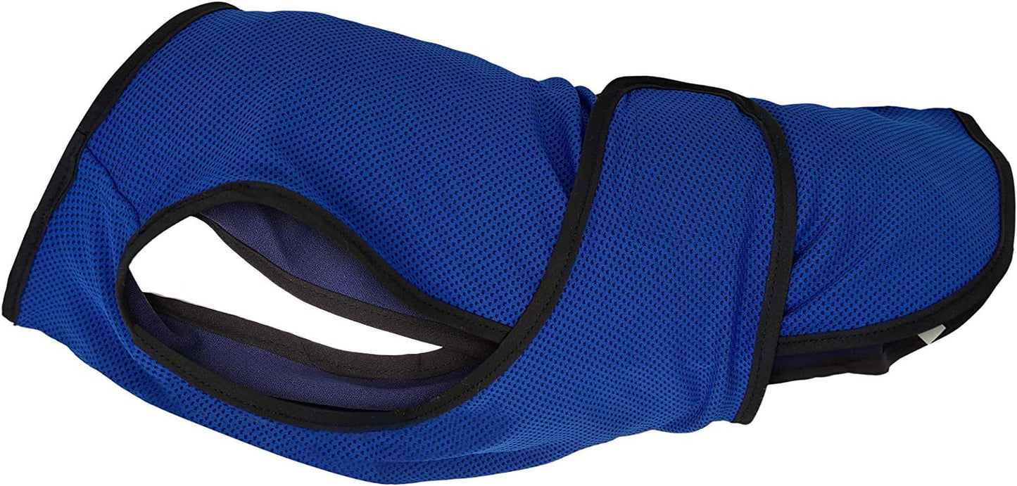 Dog Cooling Vest – Lightweight Jacket for Dogs with Zip Neck & Velcro – Easy On/Off Cooling Coat for Walks, Travel & Outdoors - XXL