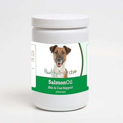 Healthy Breeds Smooth Fox Terrier Salmon Oil Soft Chews 120 Count